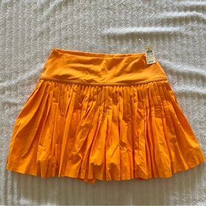Offline by Aerie Orange Pleated Skort